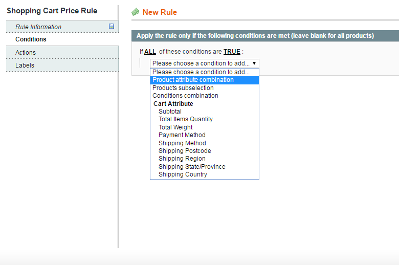 Rule Conditions