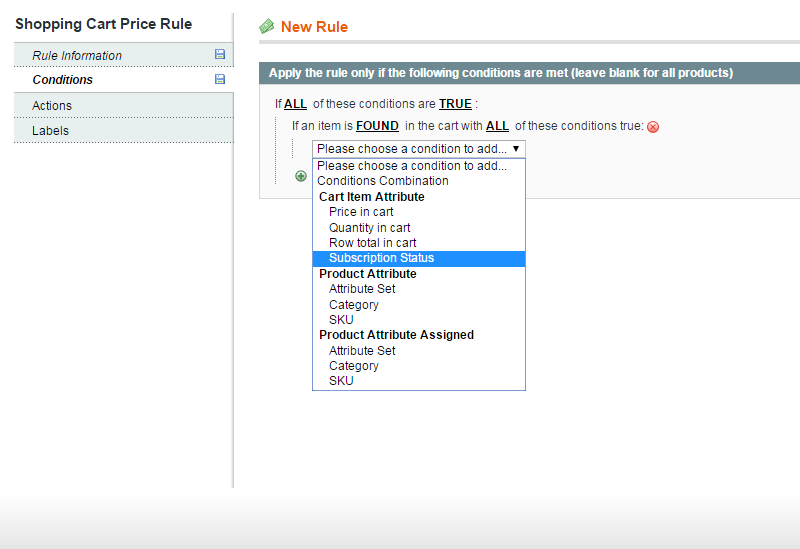 Product Attributes Combination