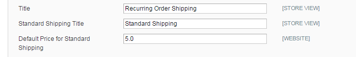 Standard Shipping